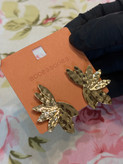 گوشواره گلبرگی طلایی