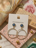 گوشواره حلقه ای استیل وارداتی